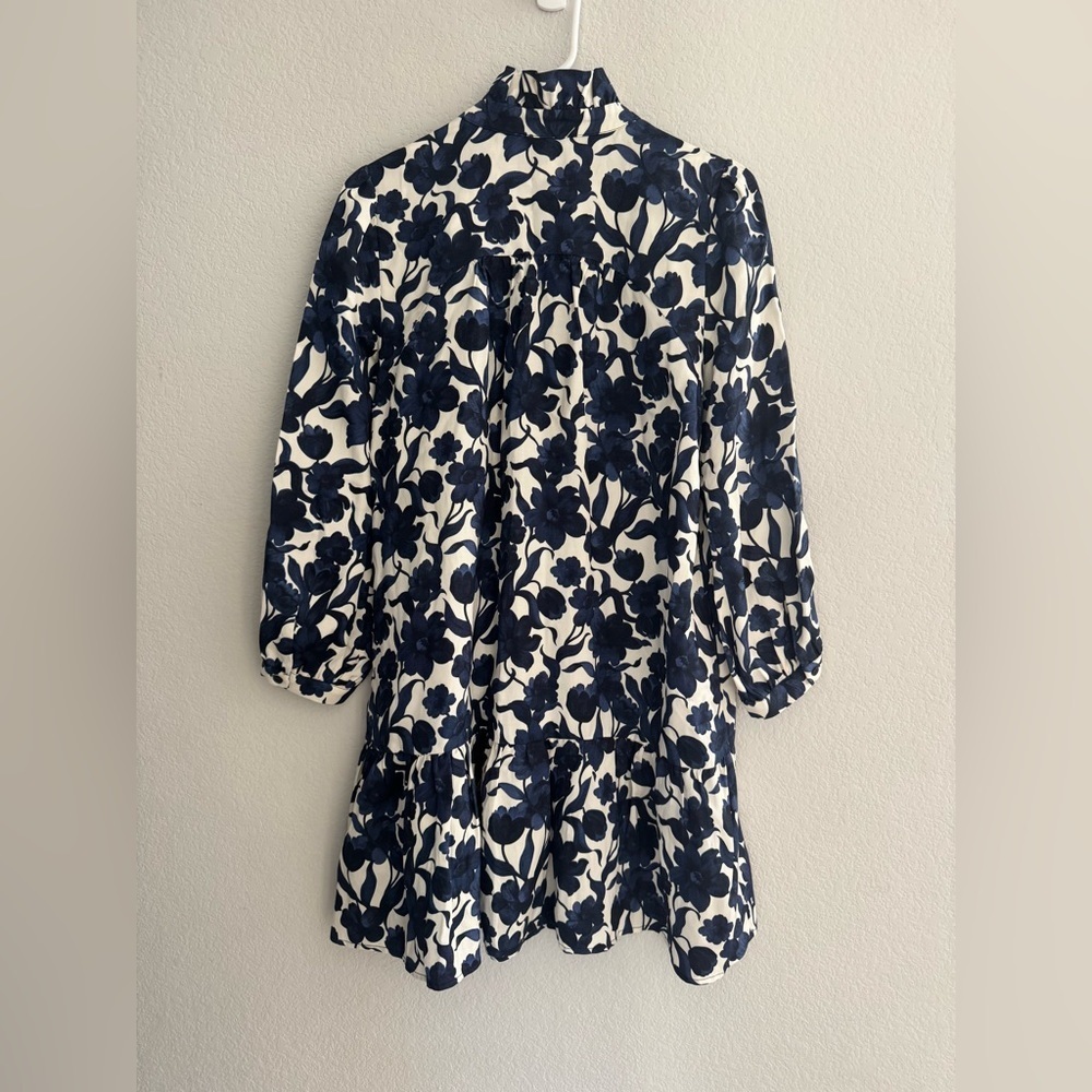 NWT TUCKERNUCK Blue Poppy Palmerston Dress pockets size S - Picture 6 of 9